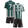 Officiële Voetbalshirt + Korte Broek Manchester United Mount 7 Uit 2023-24 - Kids